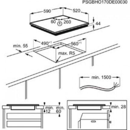 Индукционен плот за вграждане Electrolux EIP6446