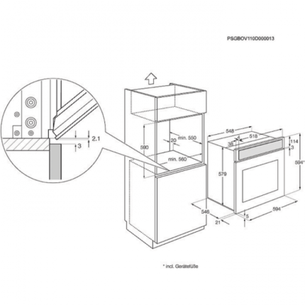 Фурна за вграждане Electrolux EZB3410AOX