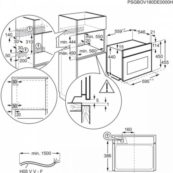 Компактна комбинирана фурна с пара Electrolux KVBAS21WX - Image 2