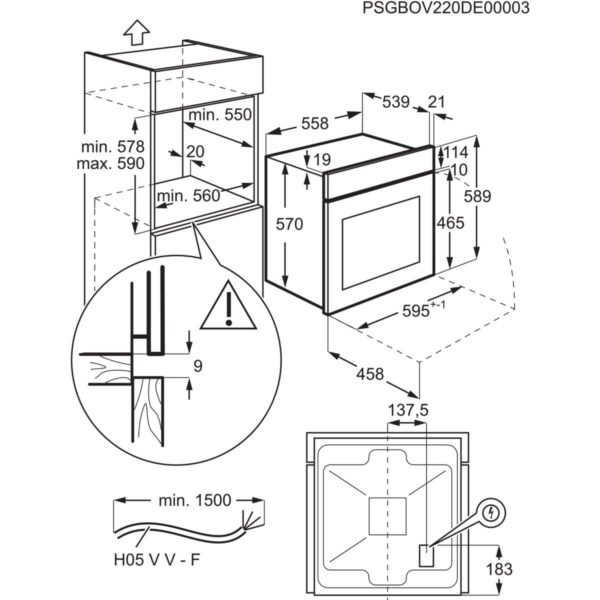 Фурна за вграждане Electrolux EOF4P56X - Image 5