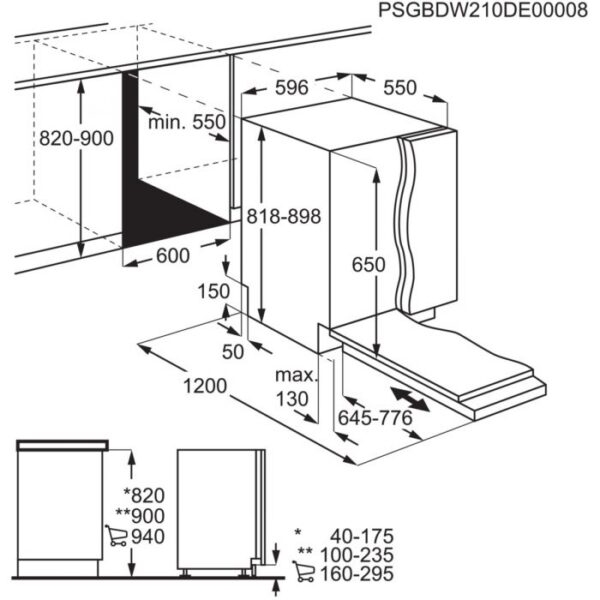 Съдомиялна за вграждане AEG FSS5261XZ - Image 5